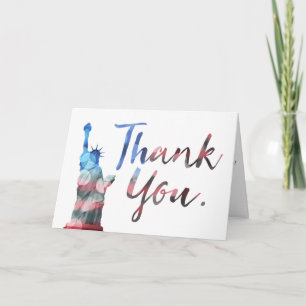 Happy Veterans Day (liberty thank you) You Card