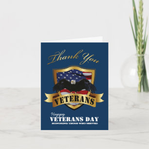 Happy Veterans Day Thank You Cards
