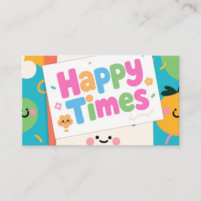 Happy Vibes Card (Front)
