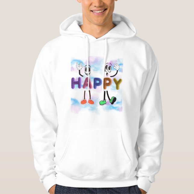 Happy Vibes Hoodie (Front)