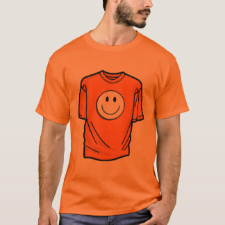Happy Vibes Only – Classic Smiley Face T-Shirt Des