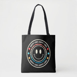 Happy Vibes Tote Bag