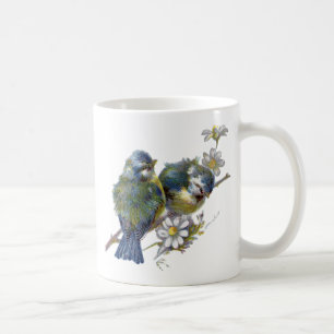 Happy Vintage Birds Coffee Mug