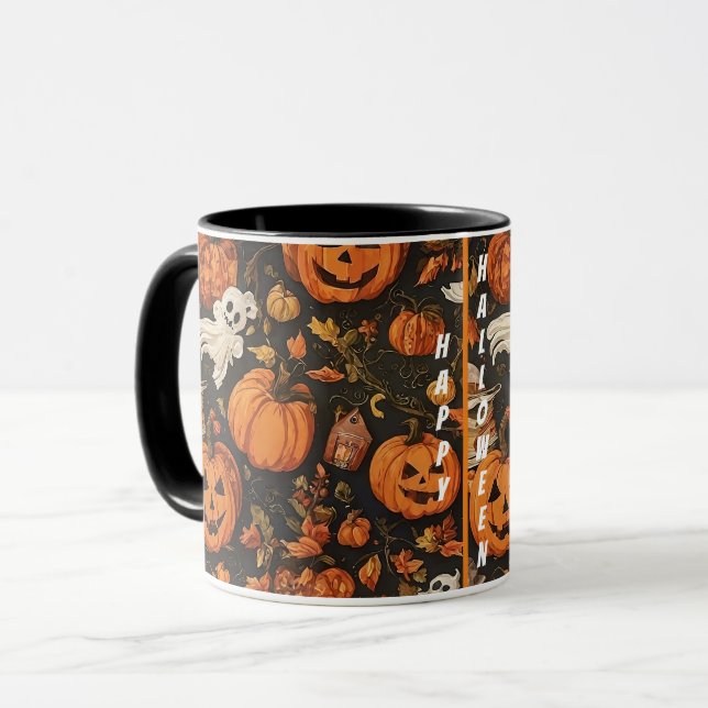 Happy Vintage Halloween Collection Mug (Front Left)