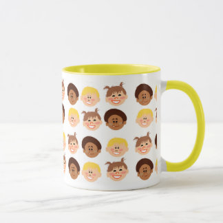 Happy Vintage Kids Cute Retro Style Mug