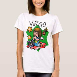 Happy Virgo Angel with Harp T-Shirt