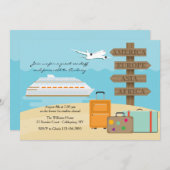Happy Voyage Farewell Party Invitation (Front/Back)