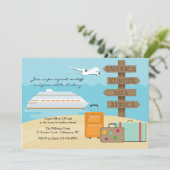 Happy Voyage Farewell Party Invitation (Standing Front)