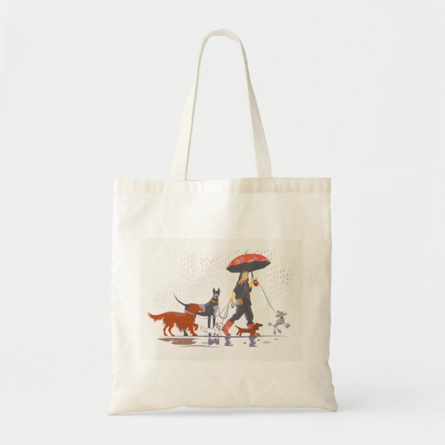 Happy walk tote bag (Front)