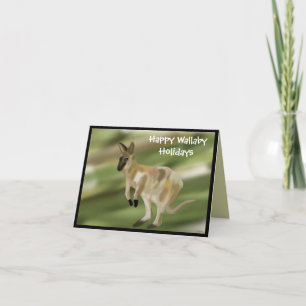 Happy Wallaby Holiday Card