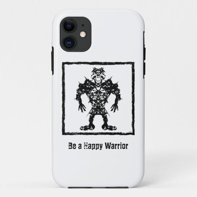 Happy Warrior Case-Mate iPhone Case (Back)