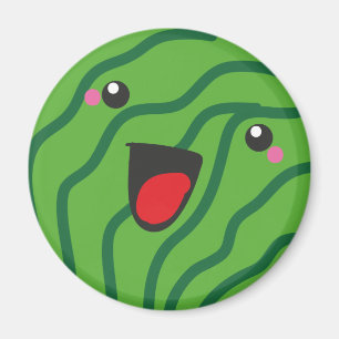 happy watermelon magnet