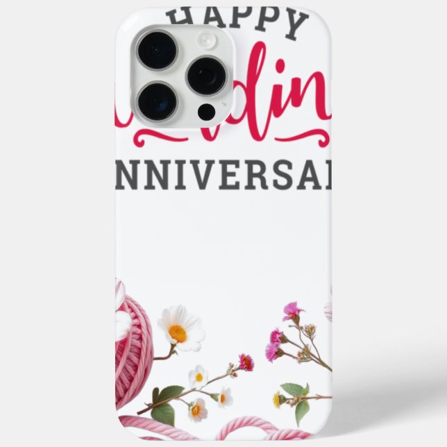 Happy wedding anniversary  Case-Mate iPhone case (Back)
