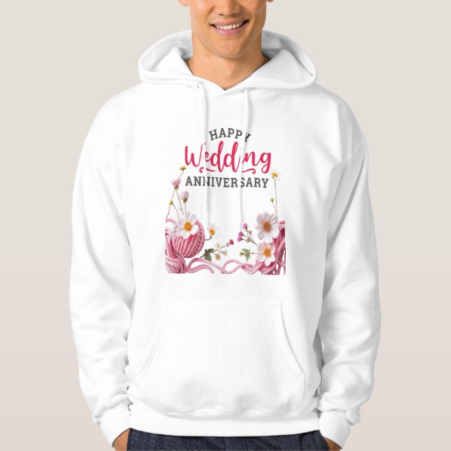 Happy Wedding anniversary  Hoodie (Front)