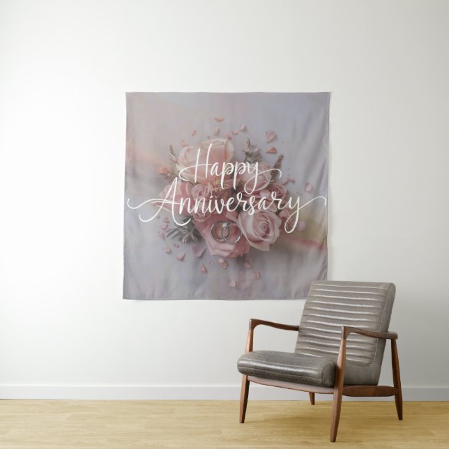 Happy Wedding Anniversary  Tapestry (In Situ)