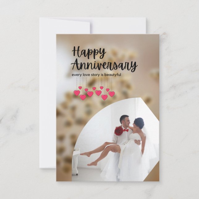Happy Wedding Day Thank You Card (Front)