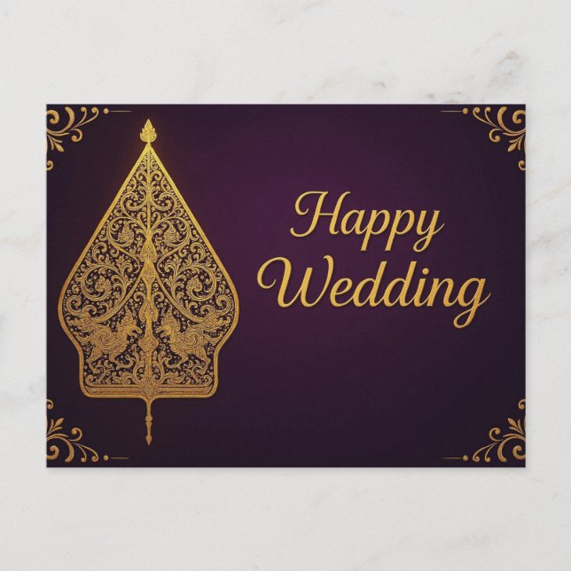 Happy Wedding Greeting Cards  (Front)