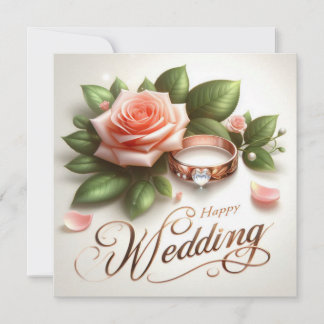Happy Wedding Greeting Cards