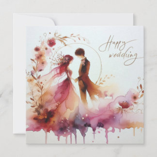 Happy Wedding Greeting Cards