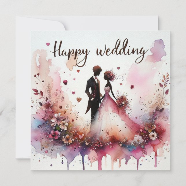 Happy Wedding Greeting cards  (Front)