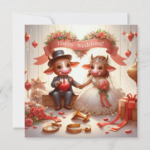Happy Wedding Greeting Cards