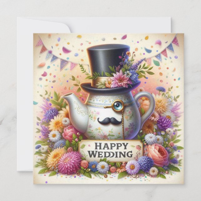 Happy Wedding Greeting Cards  (Front)