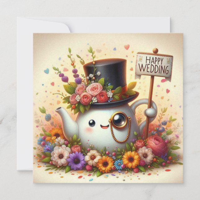 Happy Wedding Greeting Cards  (Front)