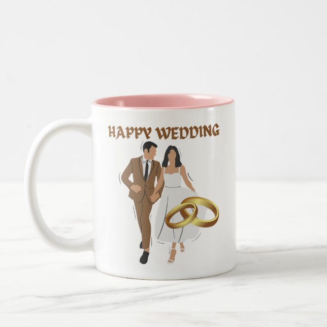 HAPPY WEDDING MUG (Left)