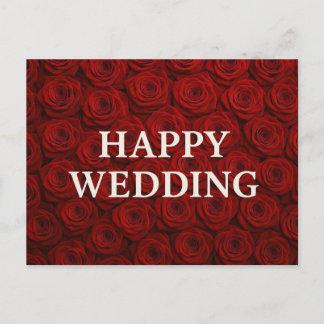 Happy Wedding Postcards 