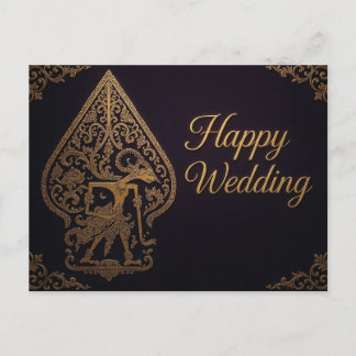 Happy Wedding Wayang Gunungan Cards