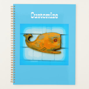 Happy whale blue Thunder_Cove Planner