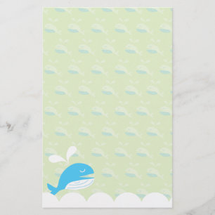 Happy Whale Stationery