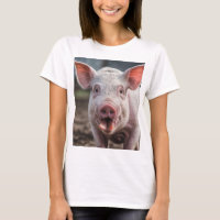 Happy White Pig Tongue Poke, 