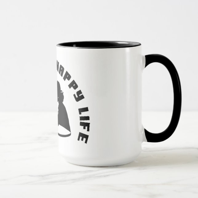 "Happy Wife Happy Life Coffee mug" Mug (Right)