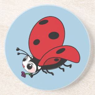 Happy Wings Ladybug Coaster