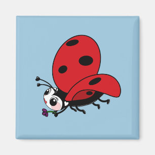 Happy Wings Ladybug   Magnet