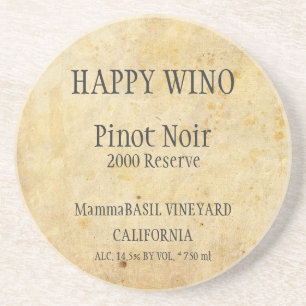 Happy Wino Coaster! Coaster