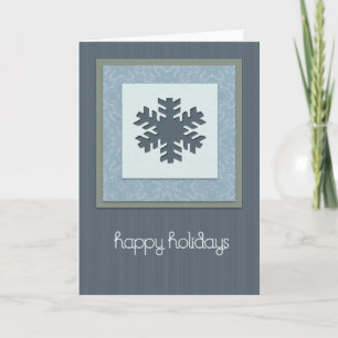 Happy Winter Holidays Holiday Card