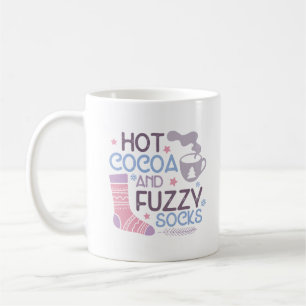 Happy Winter Hot Cocoa And Fuzzy Socks Coffee Mug