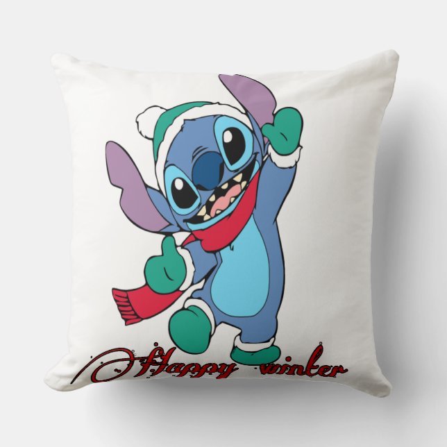 Happy winter season  cushion (Front)