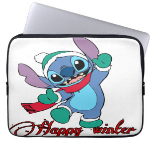 Happy winter season laptop sleeve
