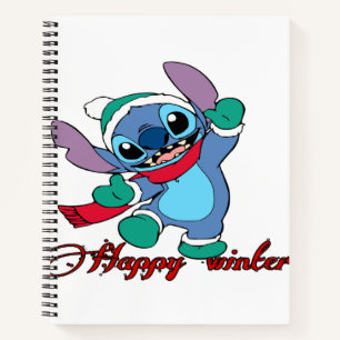 Happy winter season notebook