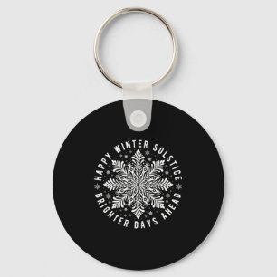 Happy Winter Solstice Brighter Days Ahead Yule Pag Key Ring