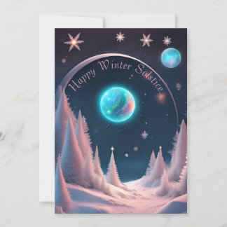 Happy Winter Solstice Holiday Card