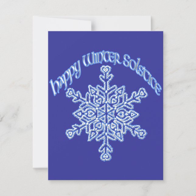Happy Winter Solstice Invitation (Front)