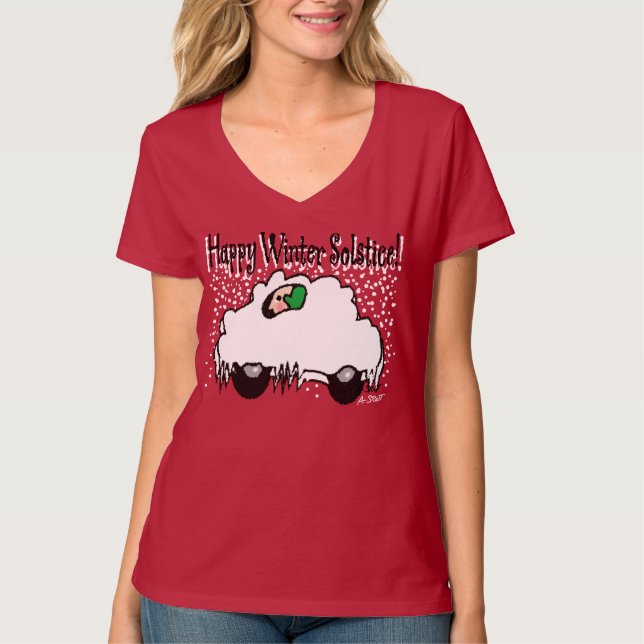 HAPPY WINTER SOLSTICE! - T-Shirt (Front)
