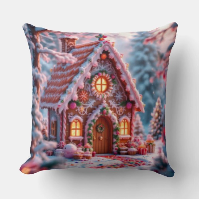 Happy winter with Christmas  Cushion (Front)