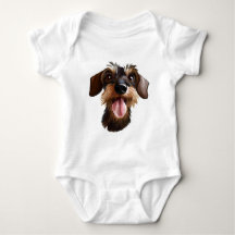 Happy Wirehaired Dachshund