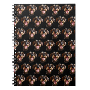 Happy Wirehaired Dachshund Notebook