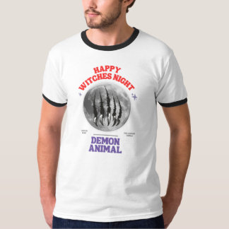 happy witches night demon animal T-Shirt